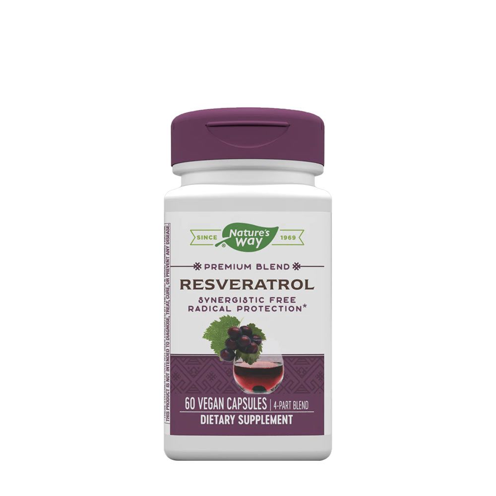 NATURE'S WAY - RESVERATROL - 60 KAPSZULA NATURE'S WAY - RESVERATROL - 60 KAPSZULA