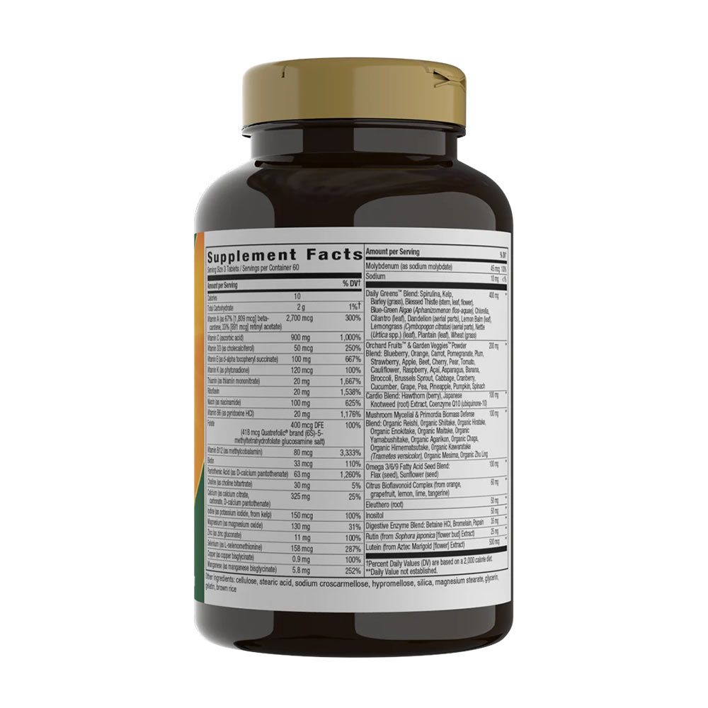 NATURE'S WAY - ALIVE! MAX3 DAILY MULTIVITAMIN WITHOUT IRON - 180 TABLETTA NATURE'S WAY - ALIVE! MAX3 DAILY MULTIVITAMIN WITHOUT IRON - 180 TABLETTA