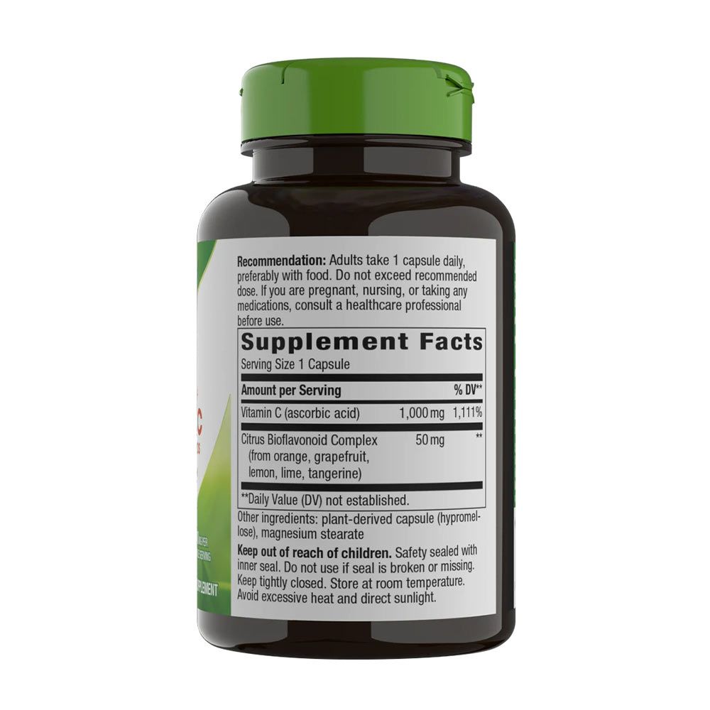 NATURE'S WAY - VITAMIN C WITH BIOFLAVONOIDS - 100 KAPSZULA NATURE'S WAY - VITAMIN C WITH BIOFLAVONOIDS - 100 KAPSZULA