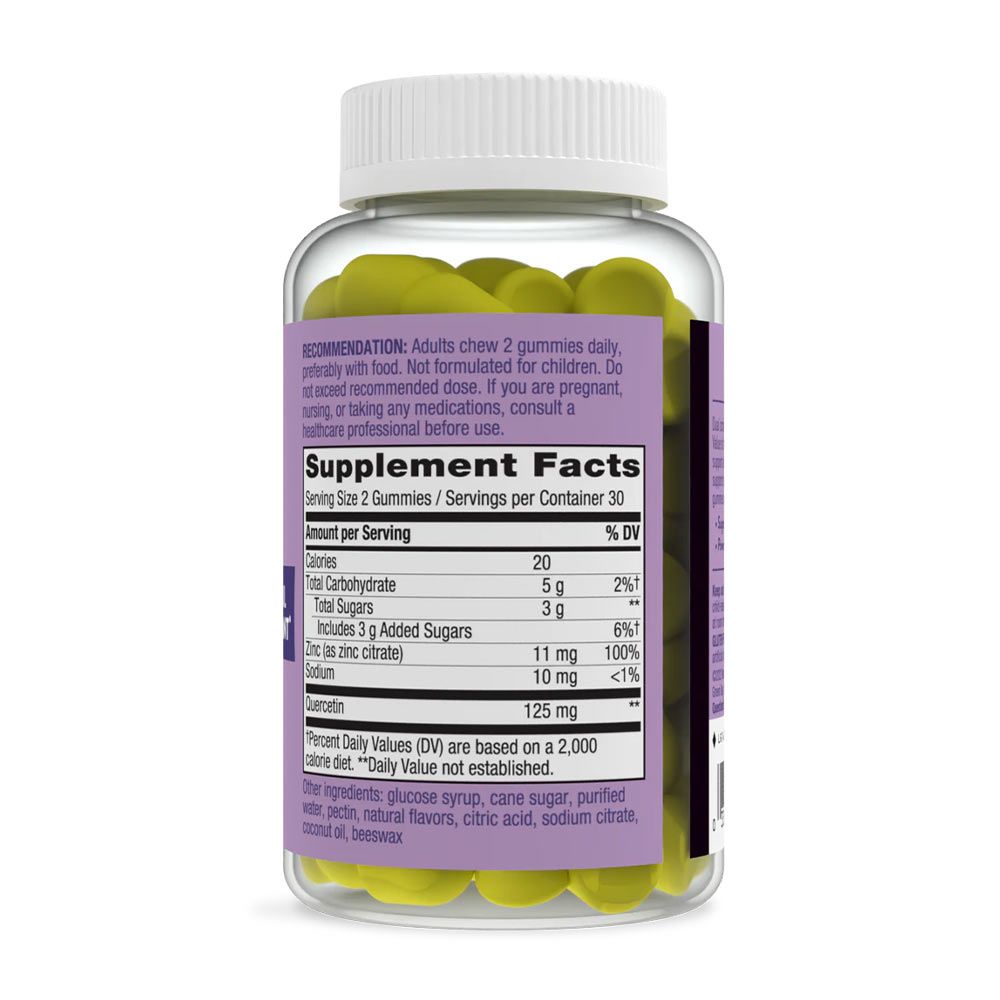 NATURE'S WAY - QUERCETIN GUMMIES WITH ZINC CITROMOS ÍZŰ - 60 GUMICUKOR NATURE'S WAY - QUERCETIN GUMMIES WITH ZINC CITROMOS ÍZŰ - 60 GUMICUKOR