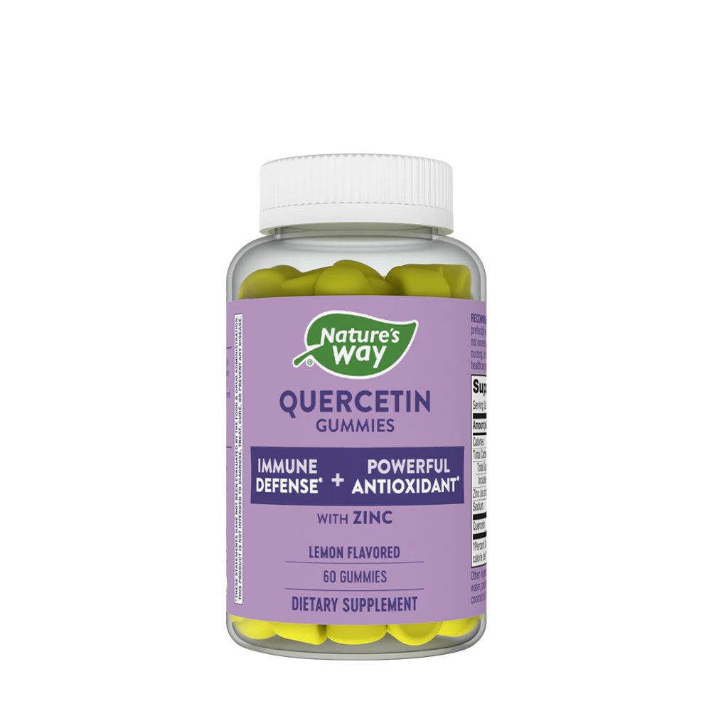NATURE'S WAY - QUERCETIN GUMMIES WITH ZINC CITROMOS ÍZŰ - 60 GUMICUKOR NATURE'S WAY - QUERCETIN GUMMIES WITH ZINC CITROMOS ÍZŰ - 60 GUMICUKOR