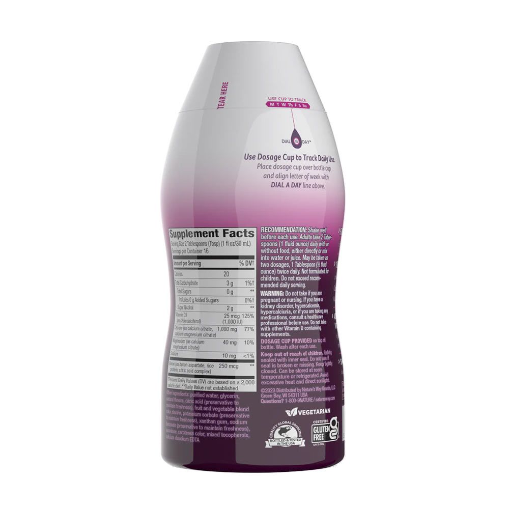 NATURE'S WAY - CALCIUM & VITAMIN D3 - 480 ML NATURE'S WAY - CALCIUM & VITAMIN D3 - 480 ML