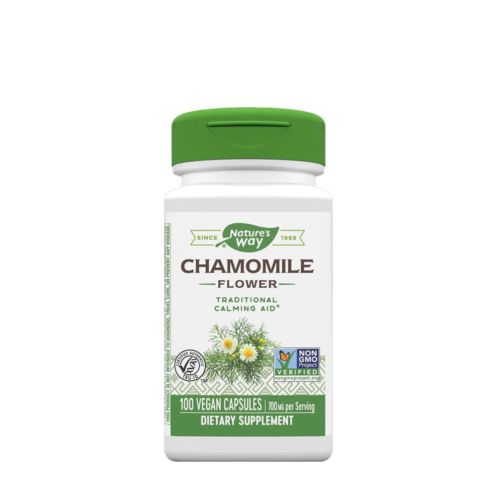 NATURE'S WAY - CHAMOMILE FLOWERS - 100 KAPSZULA NATURE'S WAY - CHAMOMILE FLOWERS - 100 KAPSZULA