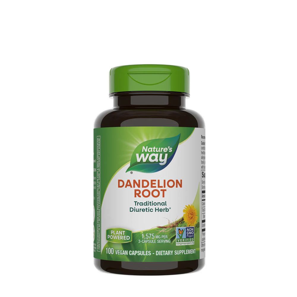 NATURE'S WAY - DANDELION ROOT - GYERMEKLÁNCFŰ GYÖKÉR - 100 KAPSZULA NATURE'S WAY - DANDELION ROOT - GYERMEKLÁNCFŰ GYÖKÉR - 100 KAPSZULA