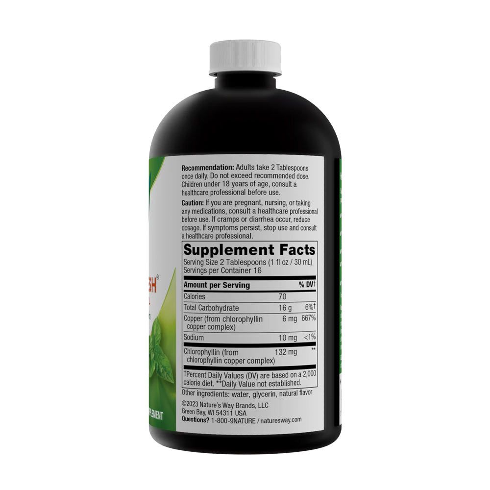 NATURE'S WAY - CHLOROFRESH LIQUID CHLOROPHYLL MENTÁS ÍZŰ - 480 ML