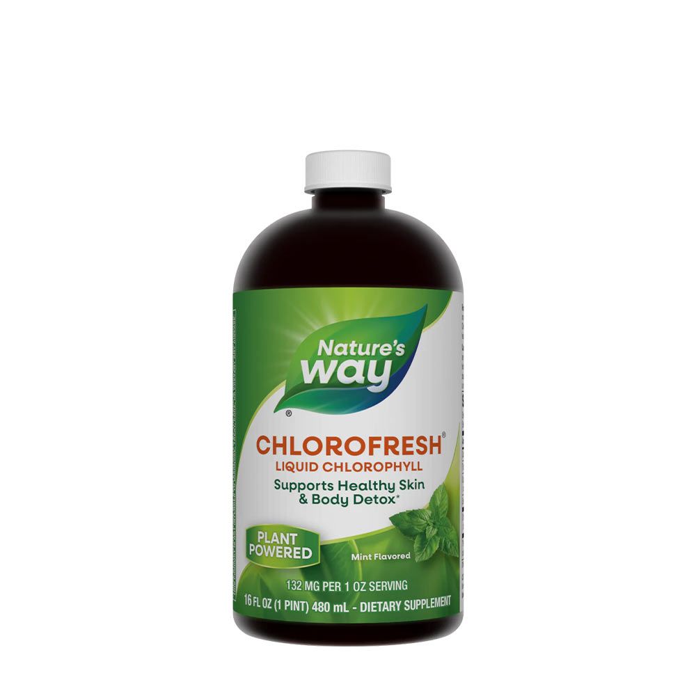 NATURE'S WAY - CHLOROFRESH LIQUID CHLOROPHYLL MENTÁS ÍZŰ - 480 ML