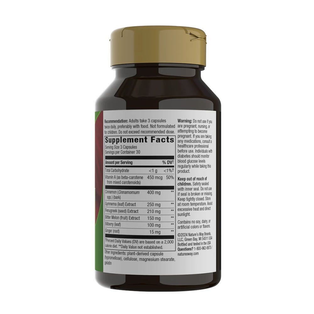 NATURE'S WAY - BLOOD SUGAR MANAGER - CUKORANYAGCSERE TÁMOGATÁS - 90 KAPSZULA NATURE'S WAY - BLOOD SUGAR MANAGER - CUKORANYAGCSERE TÁMOGATÁS - 90 KAPSZULA