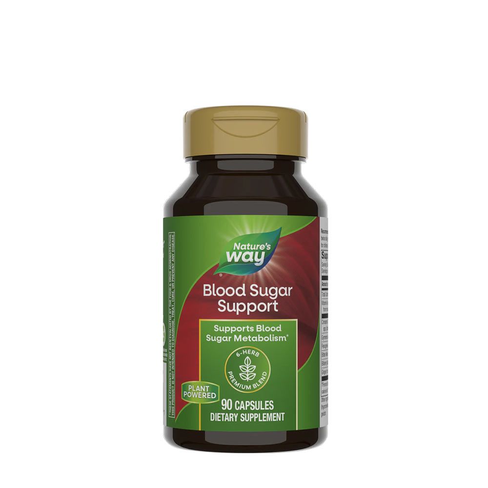 NATURE'S WAY - BLOOD SUGAR MANAGER - CUKORANYAGCSERE TÁMOGATÁS - 90 KAPSZULA NATURE'S WAY - BLOOD SUGAR MANAGER - CUKORANYAGCSERE TÁMOGATÁS - 90 KAPSZULA