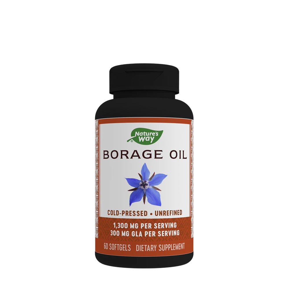 NATURE'S WAY - BORAGE OIL - 60 KAPSZULA NATURE'S WAY - BORAGE OIL - 60 KAPSZULA