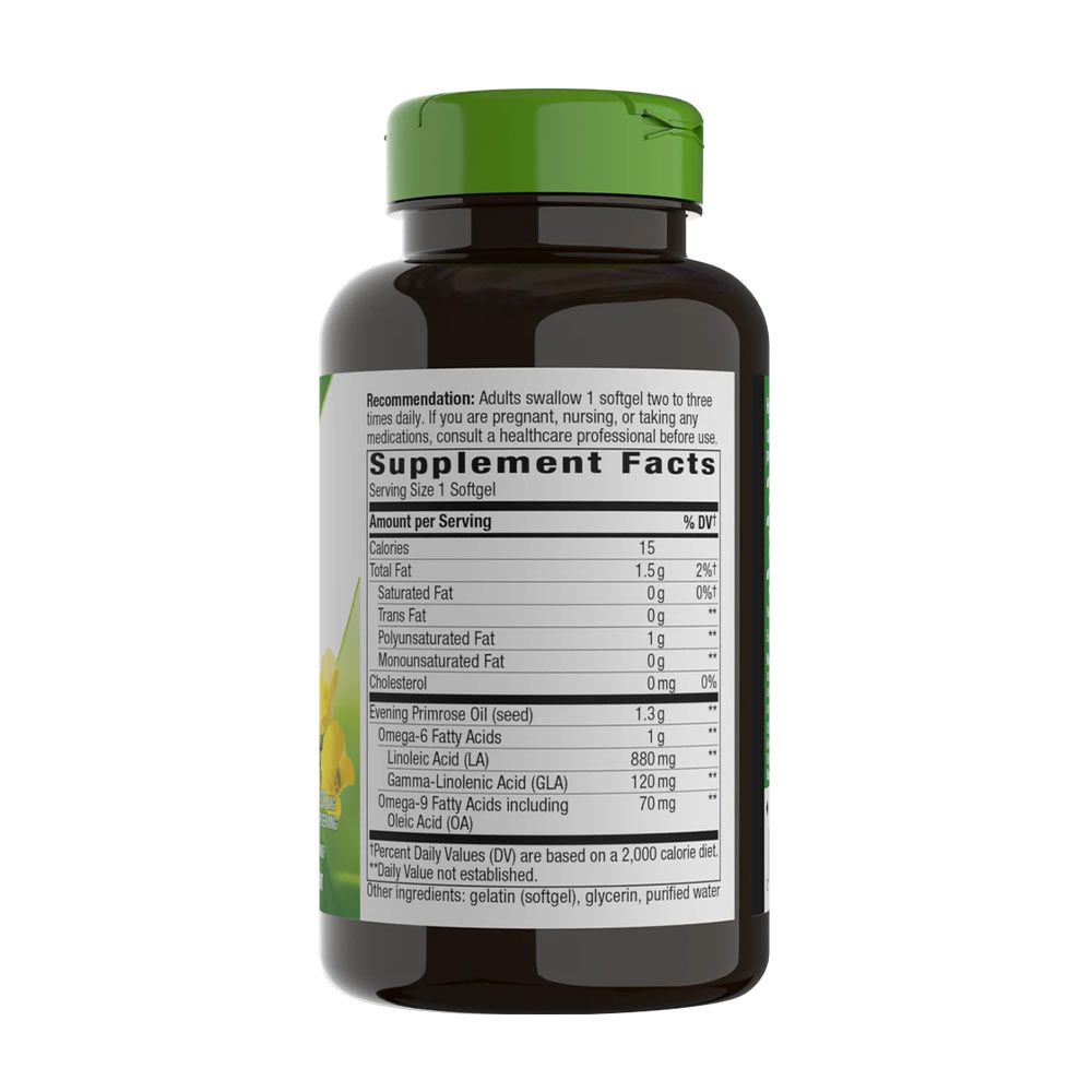 NATURE'S WAY - EVENING PRIMROSE OIL MAX STRENGTH - 60 KAPSZULA NATURE'S WAY - EVENING PRIMROSE OIL MAX STRENGTH - 60 KAPSZULA
