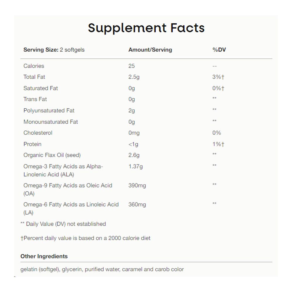 NATURE'S WAY - FLAX OIL MAX STRENGTH - 200 KAPSZULA NATURE'S WAY - FLAX OIL MAX STRENGTH - 200 KAPSZULA