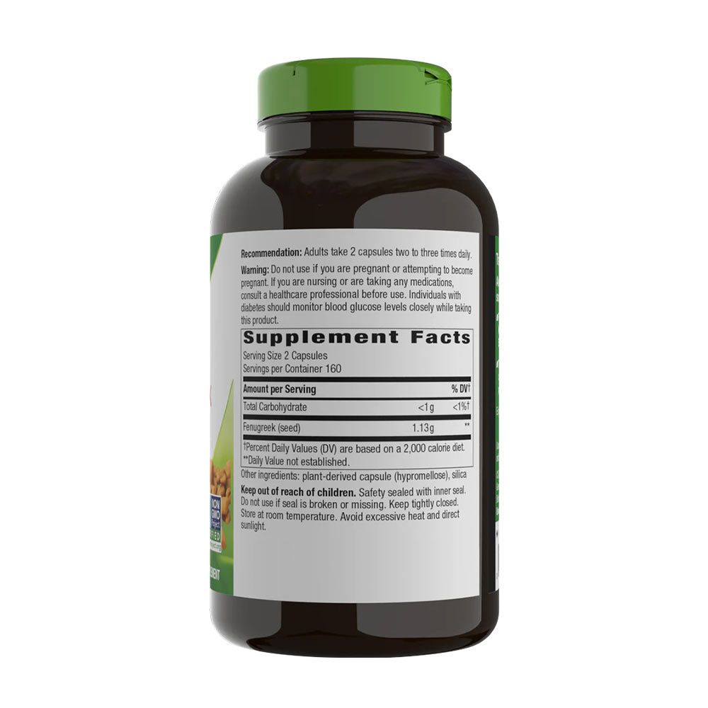 NATURE'S WAY - FENUGREEK SEED - 320 KAPSZULA NATURE'S WAY - FENUGREEK SEED - 320 KAPSZULA