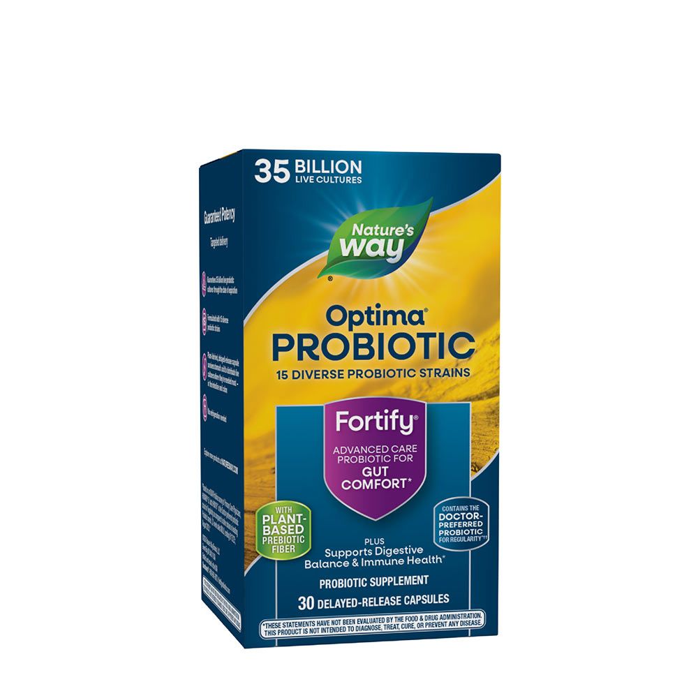 NATURE'S WAY - FORTIFY OPTIMA 35 BILLION PROBIOTIC+PREBIOTIC - 30 KAPSZULA NATURE'S WAY - FORTIFY OPTIMA 35 BILLION PROBIOTIC+PREBIOTIC - 30 KAPSZULA