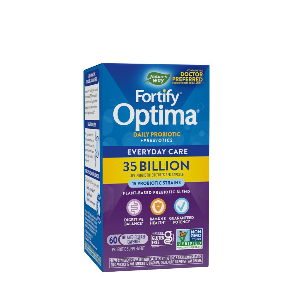 NATURE'S WAY - FORTIFY OPTIMA 35 BILLION PROBIOTIC+PREBIOTIC - 60 KAPSZULA NATURE'S WAY - FORTIFY OPTIMA 35 BILLION PROBIOTIC+PREBIOTIC - 60 KAPSZULA