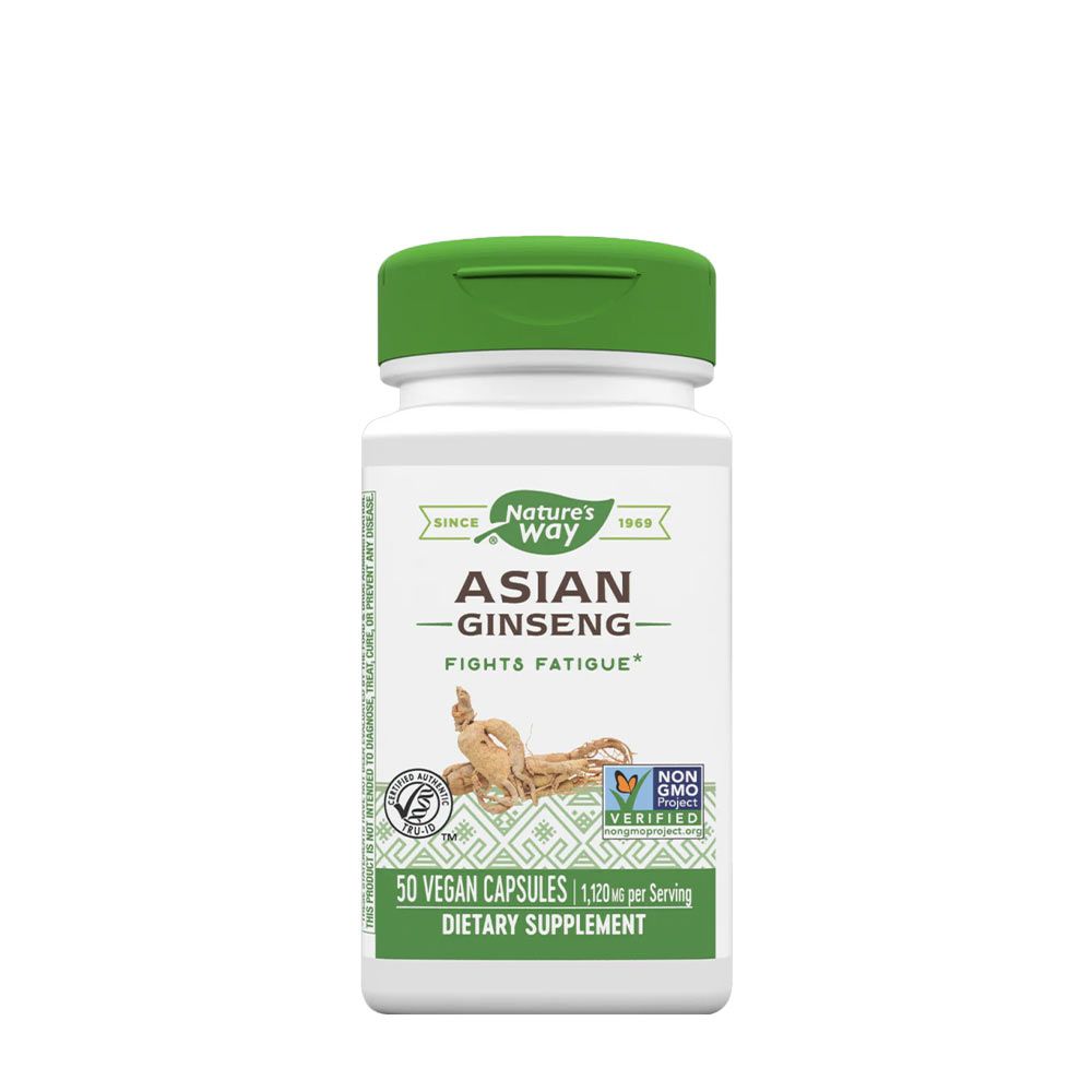 NATURE'S WAY - ASIAN GINSENG - 50 KAPSZULA NATURE'S WAY - ASIAN GINSENG - 50 KAPSZULA