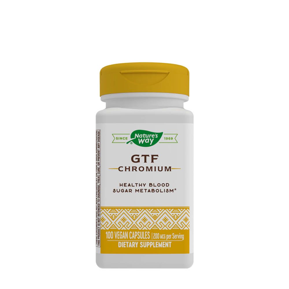 NATURE'S WAY - GTF CHROMIUM - 100 KAPSZULA NATURE'S WAY - GTF CHROMIUM - 100 KAPSZULA