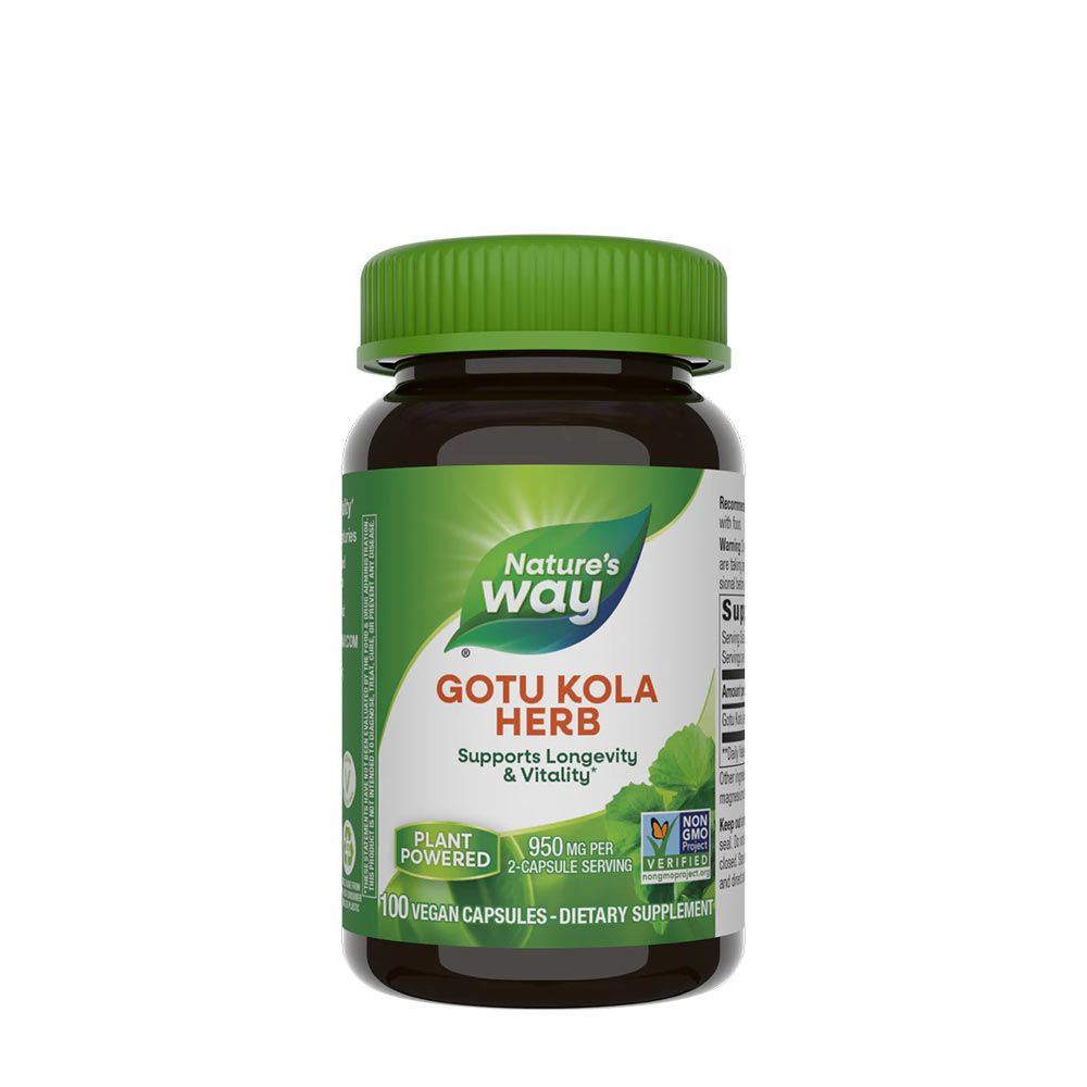NATURE'S WAY - GOTU KOLA HERB - 100 KAPSZULA NATURE'S WAY - GOTU KOLA HERB - 100 KAPSZULA