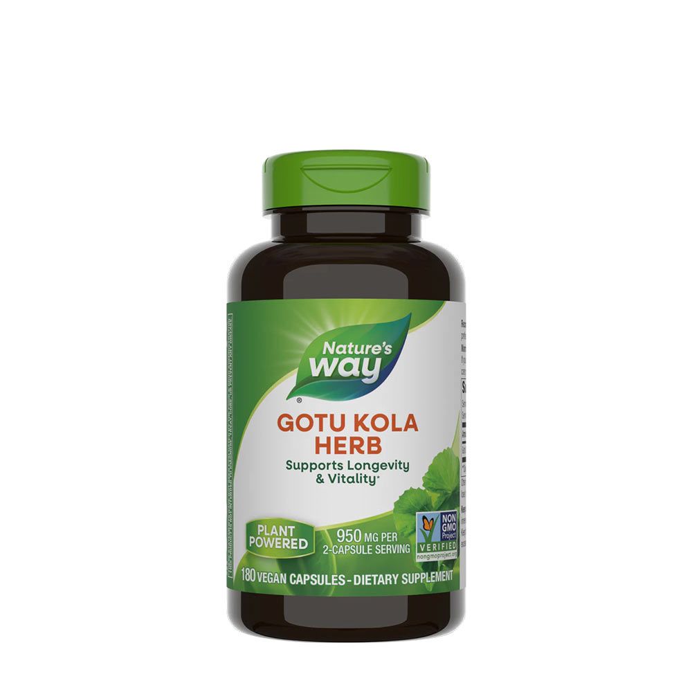 NATURE'S WAY - GOTU KOLA HERB - 180 KAPSZULA NATURE'S WAY - GOTU KOLA HERB - 180 KAPSZULA