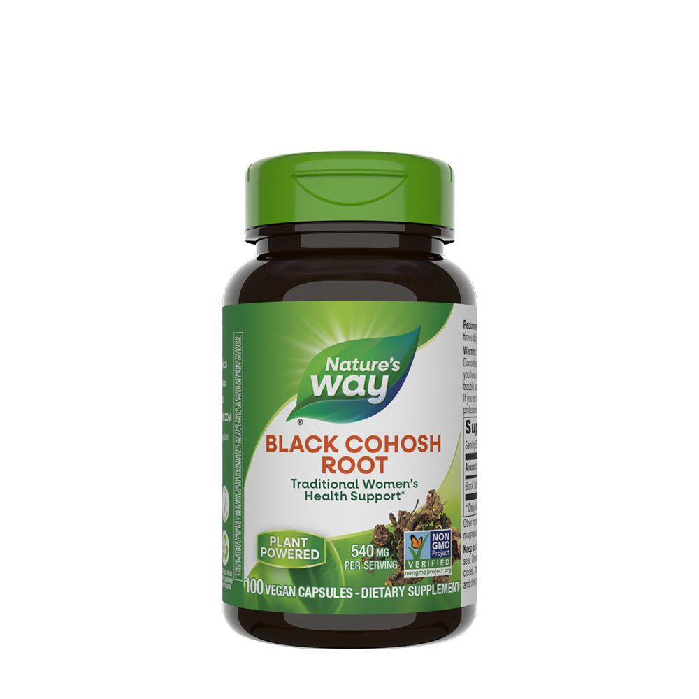 NATURE'S WAY - BLACK COHOSH ROOT - 100 KAPSZULA NATURE'S WAY - BLACK COHOSH ROOT - 100 KAPSZULA