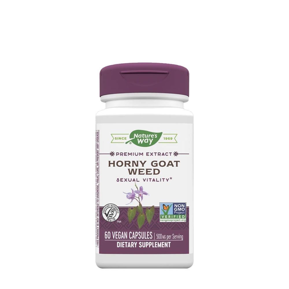 NATURE'S WAY - HORNY GOAT WEED - PÜSPÖKSÜVEG - 60 KAPSZULA NATURE'S WAY - HORNY GOAT WEED - PÜSPÖKSÜVEG - 60 KAPSZULA