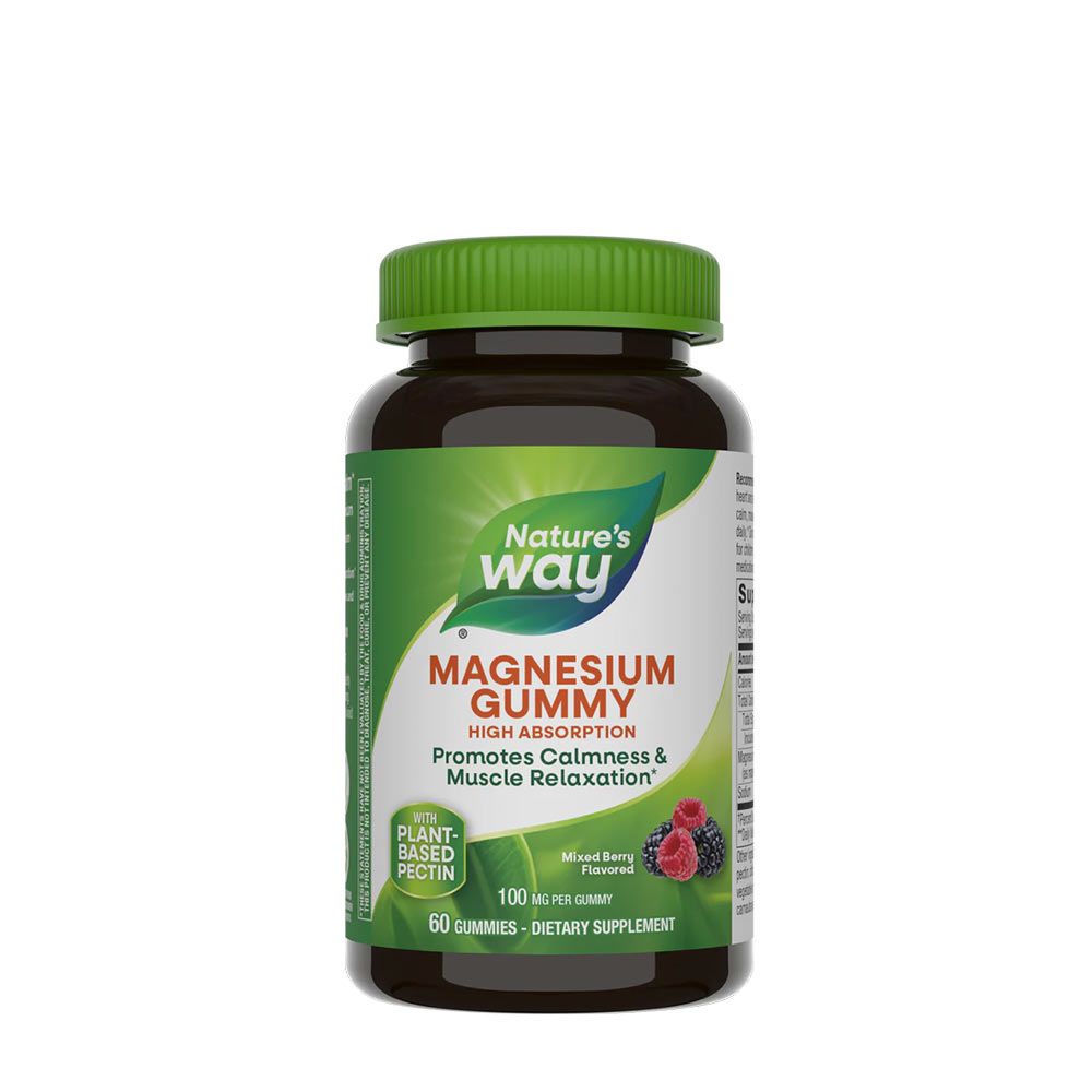 NATURE'S WAY - MAGNESIUM GUMMY - 60 GUMICUKOR NATURE'S WAY - MAGNESIUM GUMMY - 60 GUMICUKOR