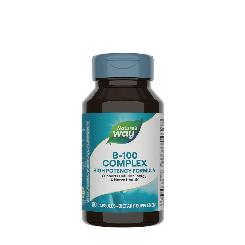 NATURE'S WAY - VITAMIN B-100 COMPLEX - 60 KAPSZULA NATURE'S WAY - VITAMIN B-100 COMPLEX - 60 KAPSZULA