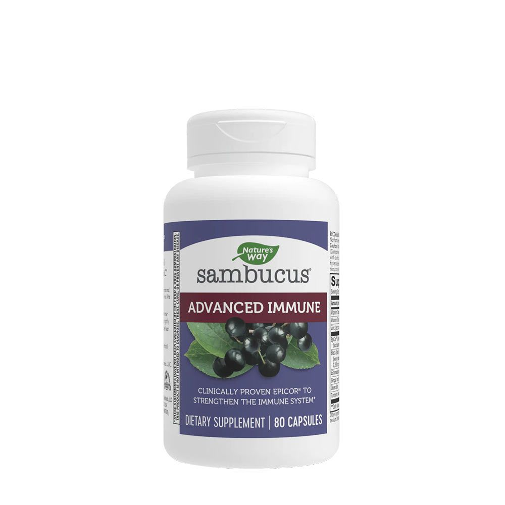 NATURE'S WAY - SAMBUCUS ADVANCED IMMUNE - 80 KAPSZULA NATURE'S WAY - SAMBUCUS ADVANCED IMMUNE - 80 KAPSZULA