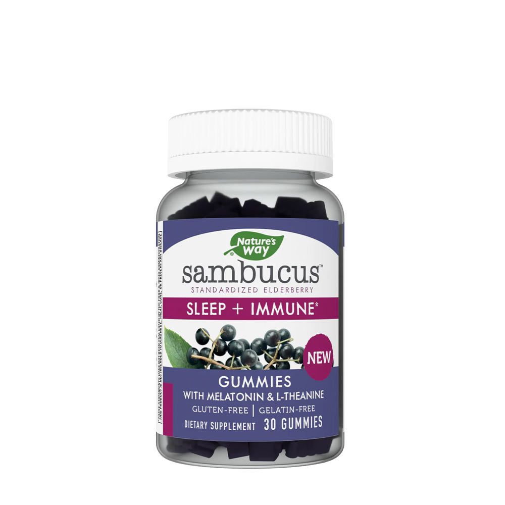 NATURE'S WAY - SAMBUCUS SLEEP + IMMUNE GUMMIES - 30 GUMICUKOR NATURE'S WAY - SAMBUCUS SLEEP + IMMUNE GUMMIES - 30 GUMICUKOR