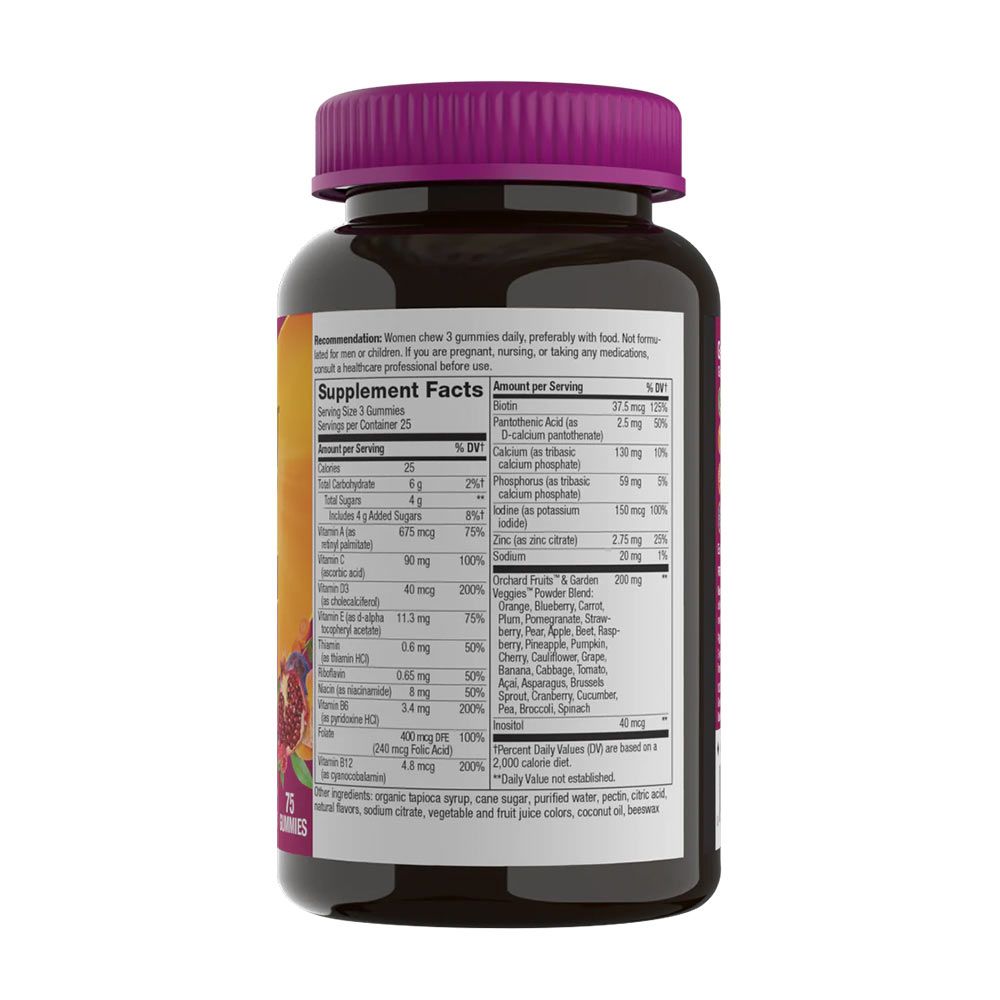 NATURE'S WAY - ALIVE! PREMIUM WOMEN’S GUMMY MULTIVITAMIN - 75 GUMICUKOR NATURE'S WAY - ALIVE! PREMIUM WOMEN’S GUMMY MULTIVITAMIN - 75 GUMICUKOR