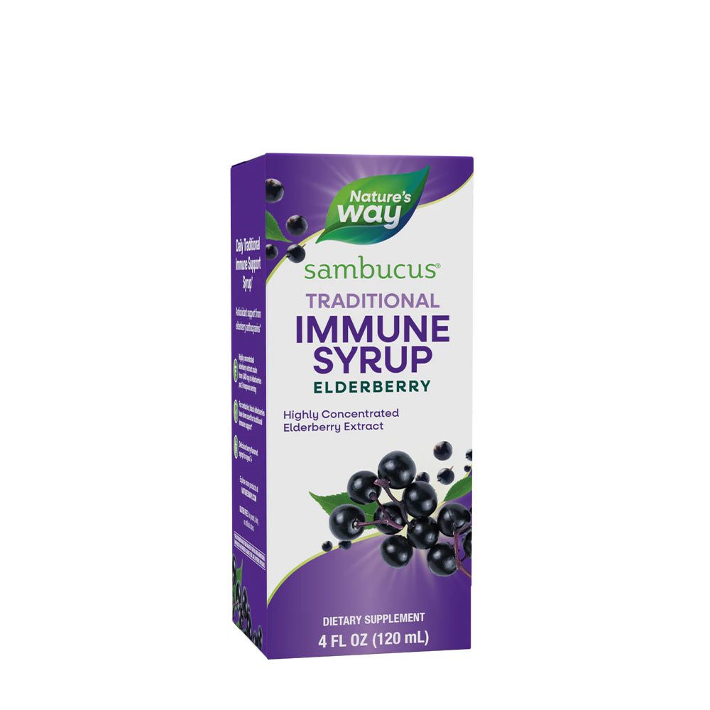 NATURE'S WAY - SAMBUCUS TRADITIONAL IMMUNE SYRUP - 120 ML NATURE'S WAY - SAMBUCUS TRADITIONAL IMMUNE SYRUP - 120 ML