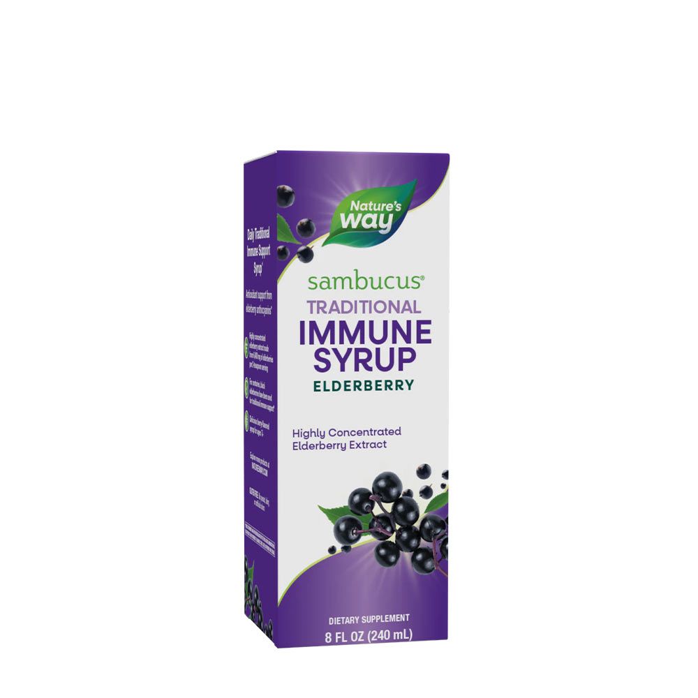 NATURE'S WAY - SAMBUCUS TRADITIONAL IMMUNE SYRUP - 240 ML NATURE'S WAY - SAMBUCUS TRADITIONAL IMMUNE SYRUP - 240 ML