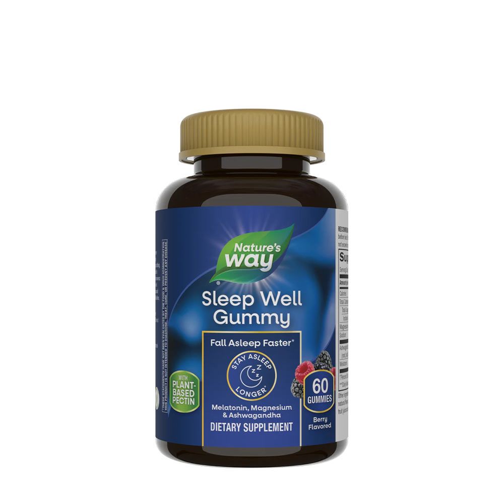 NATURE'S WAY - SLEEP WELL GUMMIES - 60 GUMICUKOR NATURE'S WAY - SLEEP WELL GUMMIES - 60 GUMICUKOR
