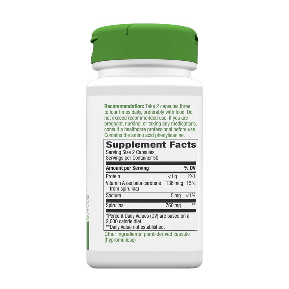 NATURE'S WAY - SPIRULINA - 100 KAPSZULA NATURE'S WAY - SPIRULINA - 100 KAPSZULA