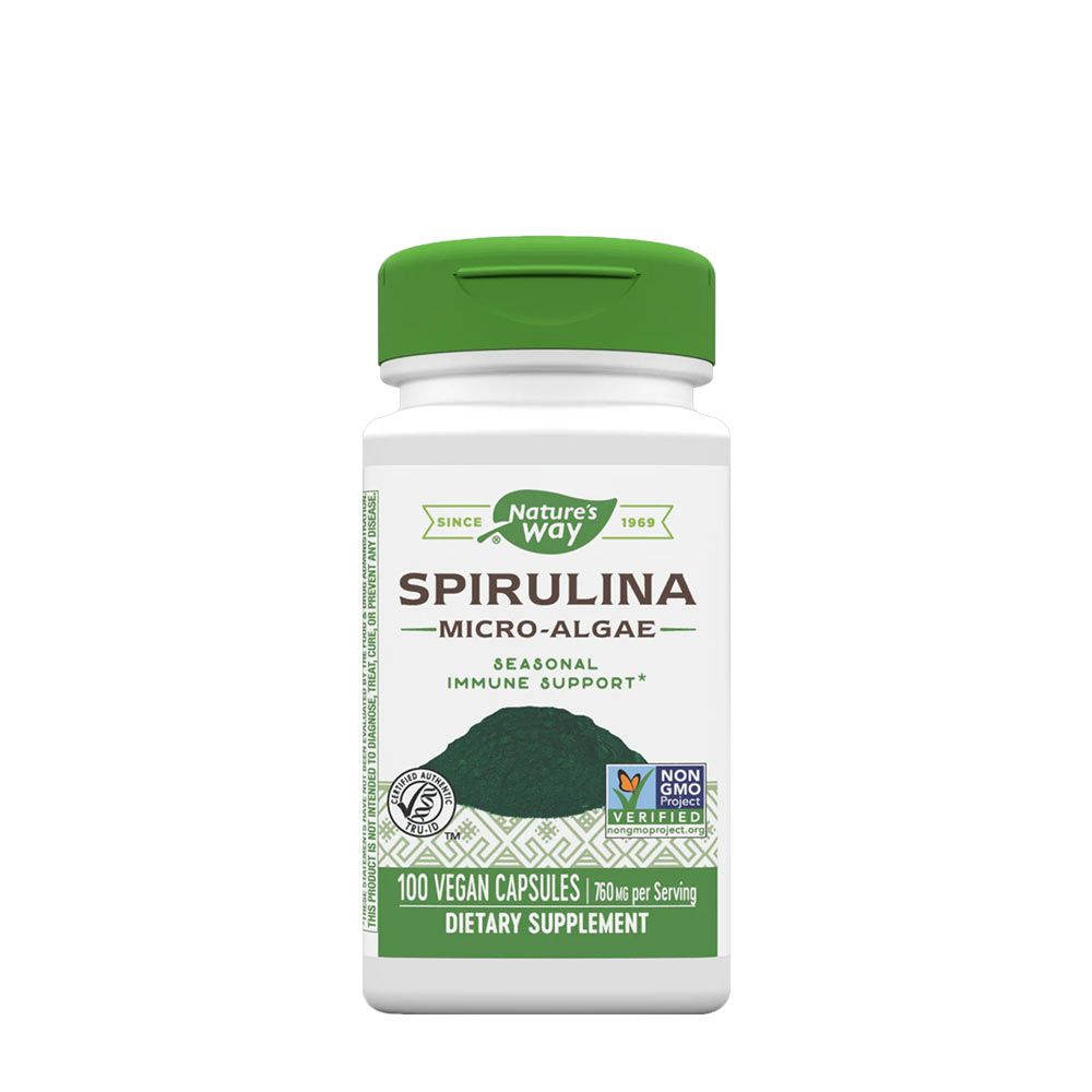 NATURE'S WAY - SPIRULINA - 100 KAPSZULA NATURE'S WAY - SPIRULINA - 100 KAPSZULA
