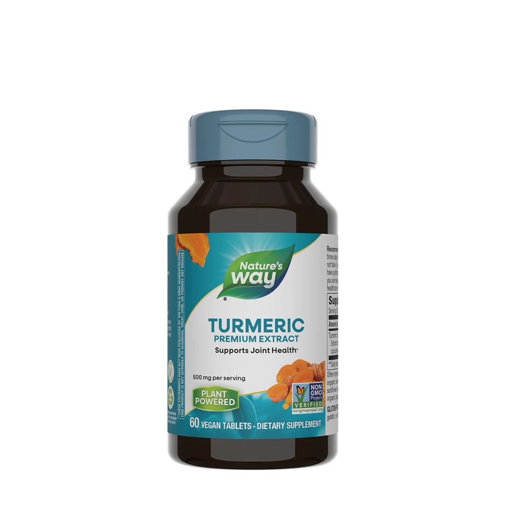 NATURE'S WAY - TURMERIC PREMIUM EXTRACT - 60 TABLETTA NATURE'S WAY - TURMERIC PREMIUM EXTRACT - 60 TABLETTA