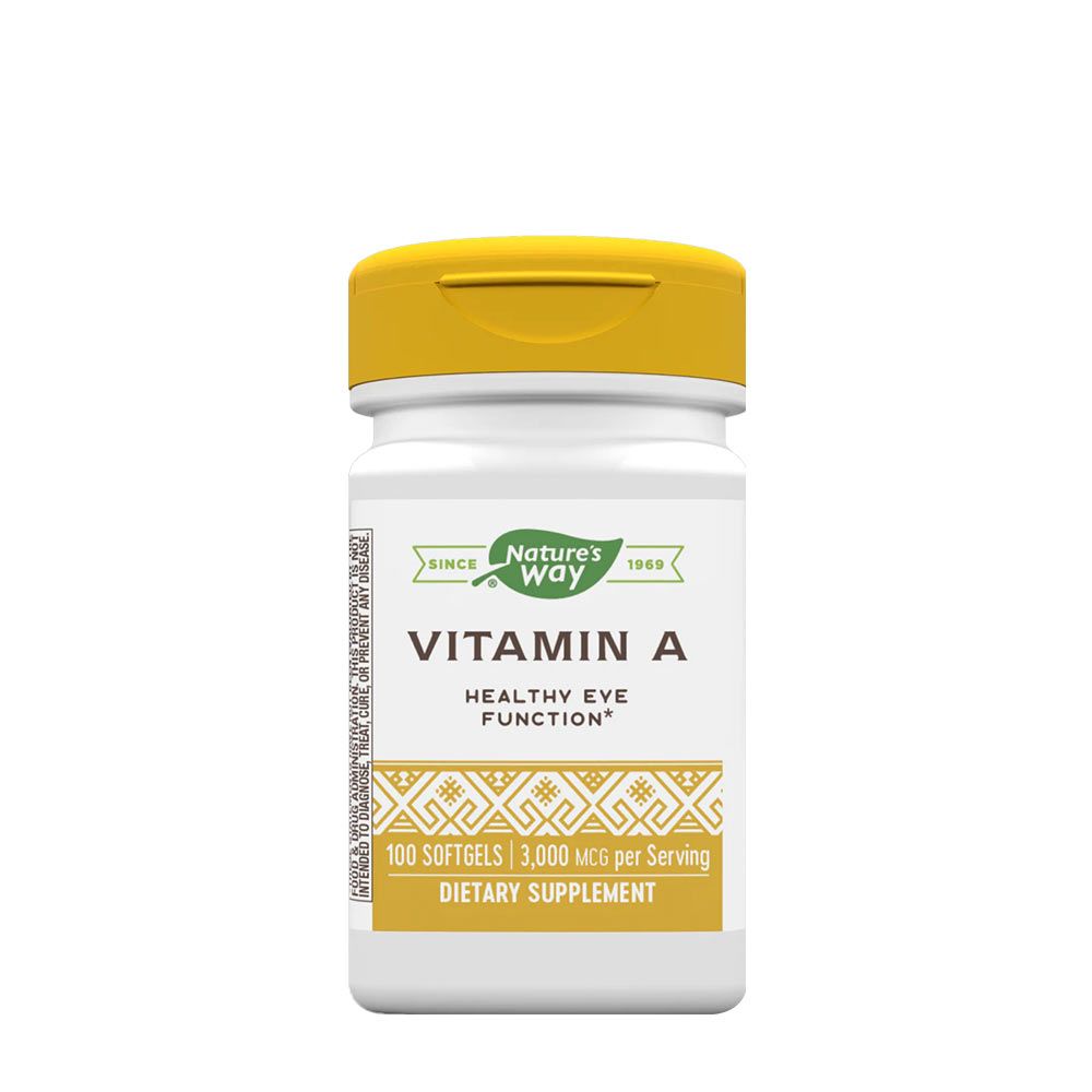 NATURE'S WAY - VITAMIN A - 100 KAPSZULA NATURE'S WAY - VITAMIN A - 100 KAPSZULA