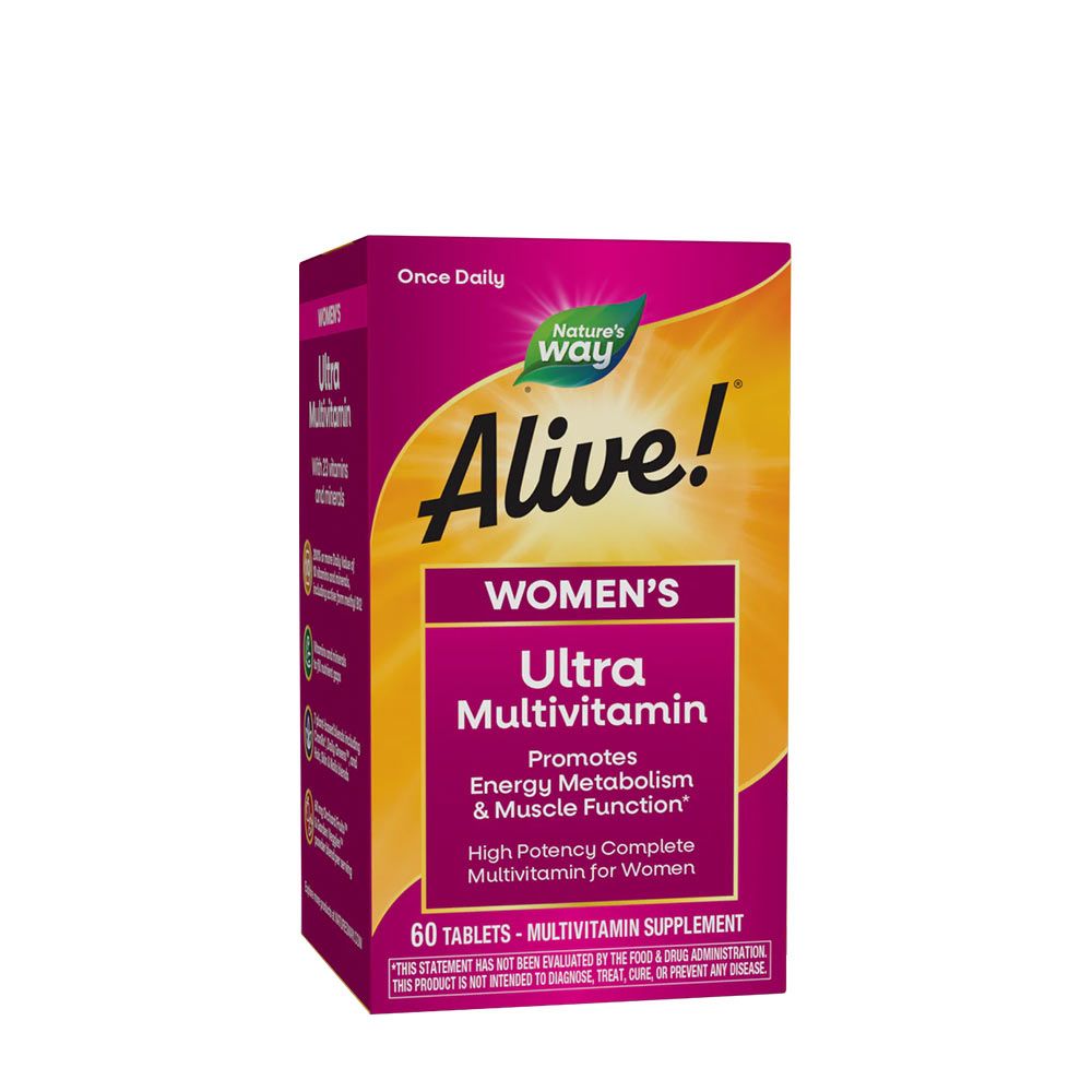 NATURE'S WAY - ALIVE! WOMEN'S ULTRA MULTIVITAMIN - 60 TABLETTA NATURE'S WAY - ALIVE! WOMEN'S ULTRA MULTIVITAMIN - 60 TABLETTA