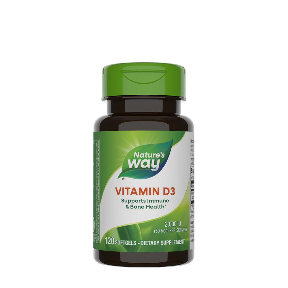 NATURE'S WAY - VITAMIN D3 - 120 KAPSZULA NATURE'S WAY - VITAMIN D3 - 120 KAPSZULA