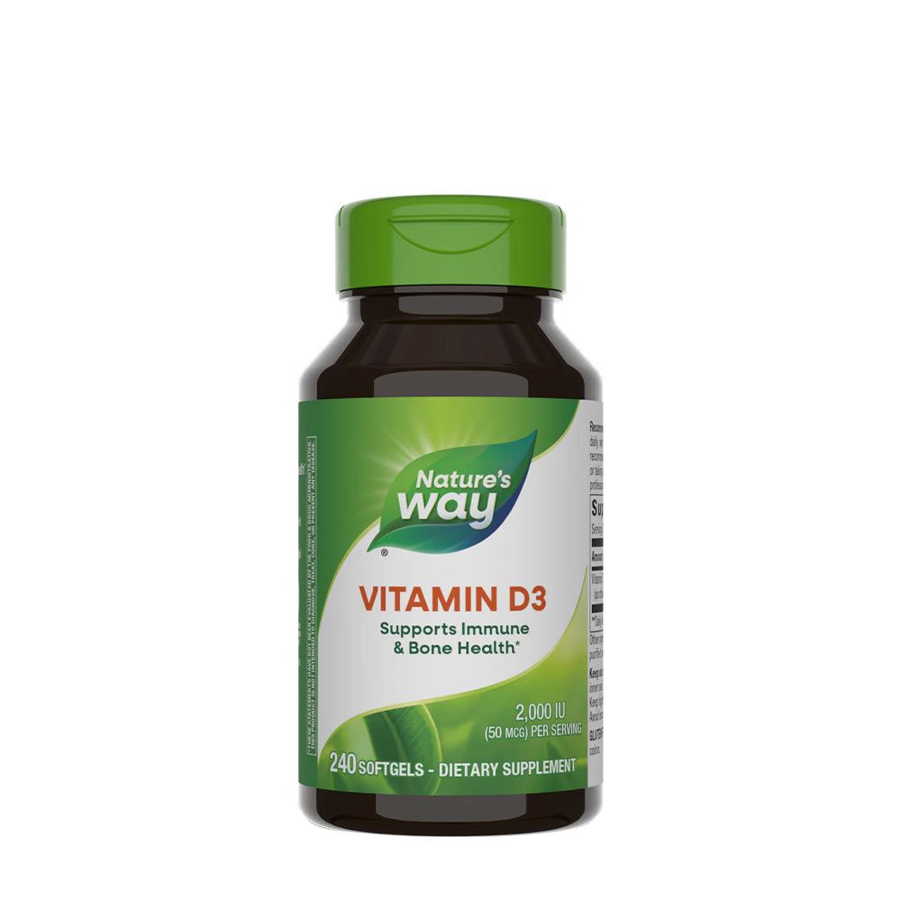 NATURE'S WAY - VITAMIN D3 - 240 KAPSZULA NATURE'S WAY - VITAMIN D3 - 240 KAPSZULA