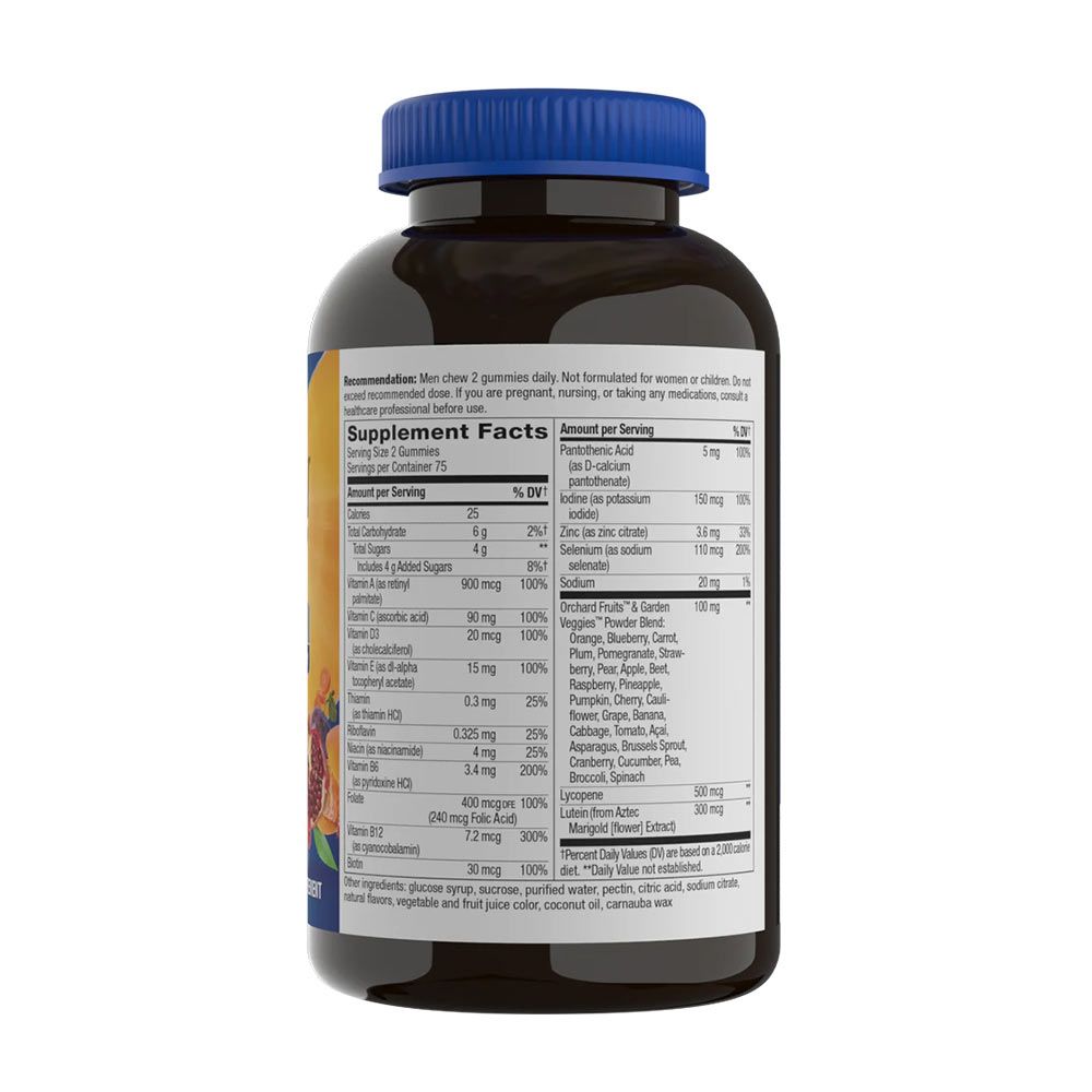 NATURE'S WAY - ALIVE! MEN’S 50+ GUMMY MULTIVITAMIN - 150 GUMICUKOR NATURE'S WAY - ALIVE! MEN’S 50+ GUMMY MULTIVITAMIN - 150 GUMICUKOR