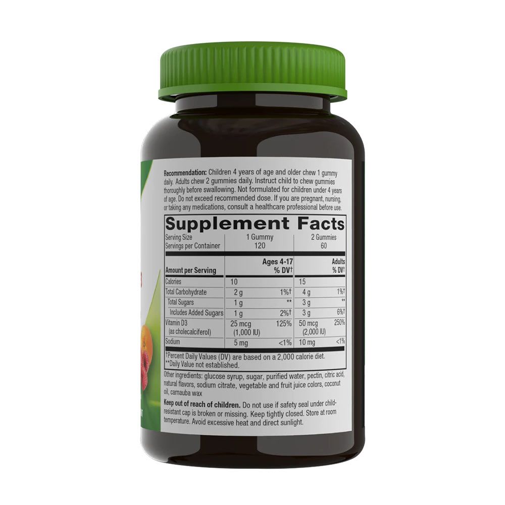 NATURE'S WAY - VITAMIN D3 GUMMIES - 120 GUMICUKOR