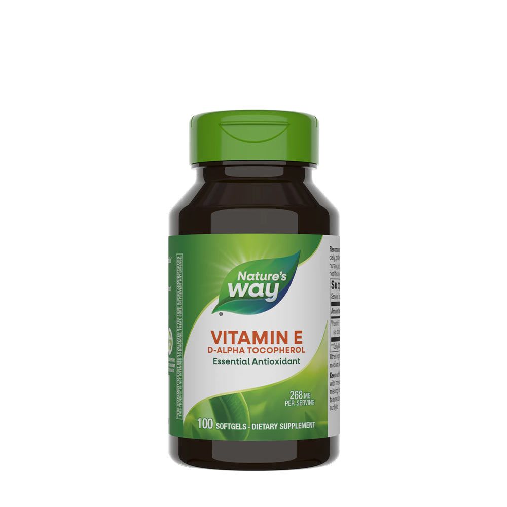 NATURE'S WAY - VITAMIN E D-ALPHA TOCOPHEROL - 100 KAPSZULA NATURE'S WAY - VITAMIN E D-ALPHA TOCOPHEROL - 100 KAPSZULA