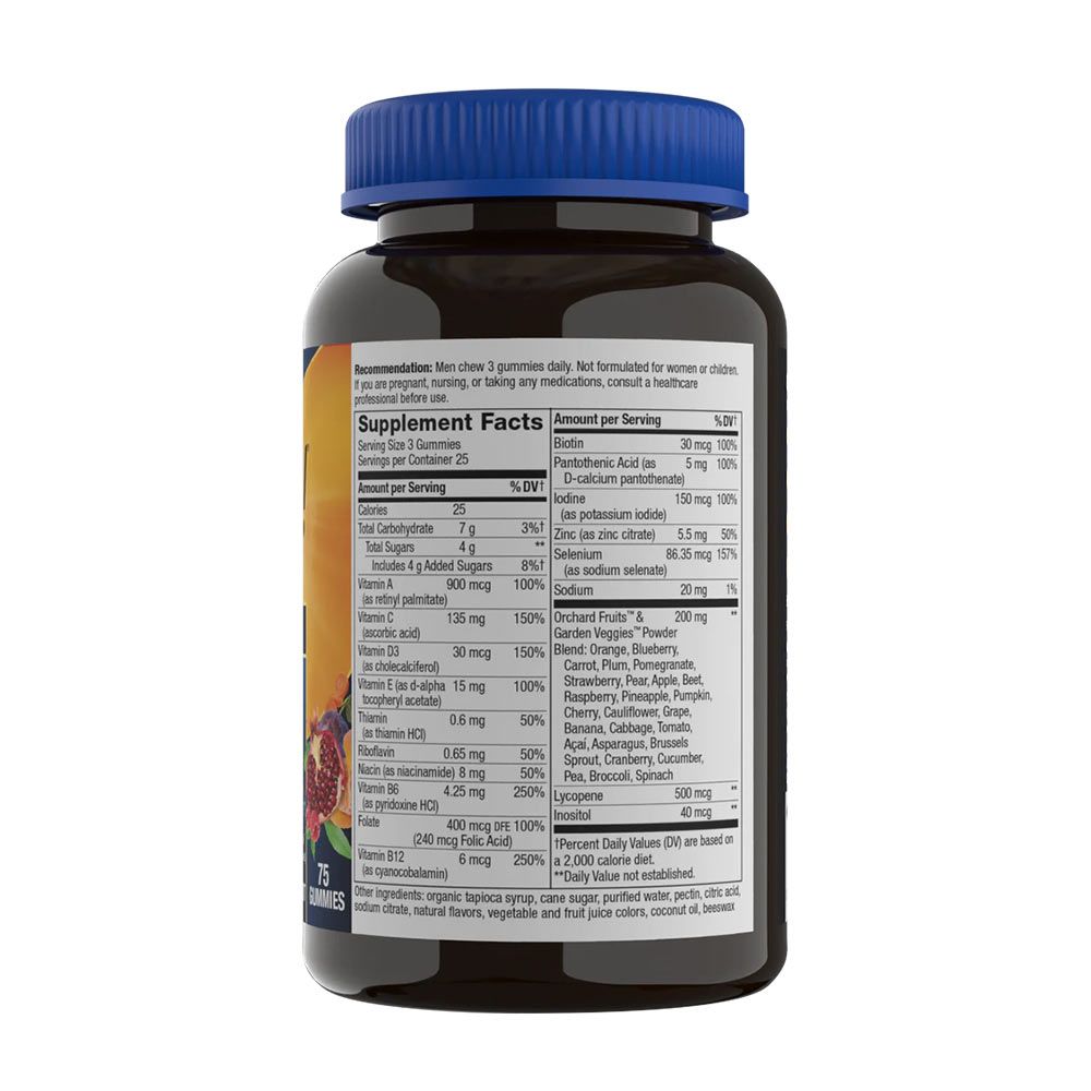 NATURE'S WAY - ALIVE! PREMIUM MEN’S GUMMY MULTIVITAMIN - 75 GUMICUKOR NATURE'S WAY - ALIVE! PREMIUM MEN’S GUMMY MULTIVITAMIN - 75 GUMICUKOR