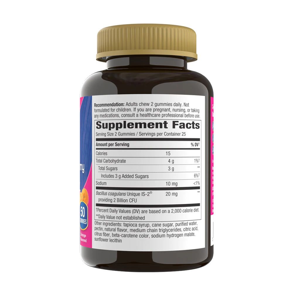 NATURE'S WAY - 3-IN-1 PROBIOTIC WOMEN'S GUMMY - 50 GUMICUKOR NATURE'S WAY - 3-IN-1 PROBIOTIC WOMEN'S GUMMY - 50 GUMICUKOR