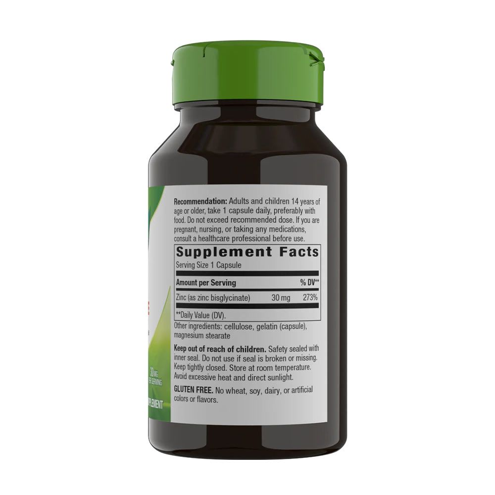 NATURE'S WAY - ZINC CHELATE - 100 KAPSZULA NATURE'S WAY - ZINC CHELATE - 100 KAPSZULA