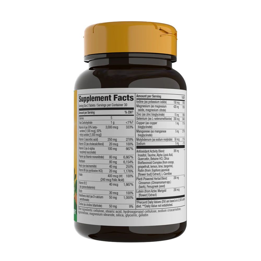 NATURE'S WAY - ALIVE! DIABETIC MULTIVITAMIN - 60 TABLETTA