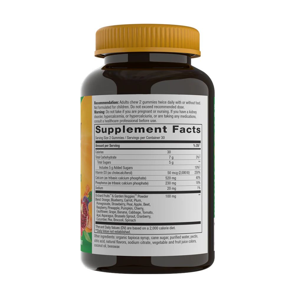 NATURE'S WAY - ALIVE! CALCIUM + D3 GUMMIES - 60 GUMICUKOR NATURE'S WAY - ALIVE! CALCIUM + D3 GUMMIES - 60 GUMICUKOR