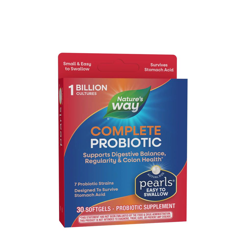 NATURE'S WAY - PROBIOTIC PEARLS COMPLETE - 30 KAPSZULA NATURE'S WAY - PROBIOTIC PEARLS COMPLETE - 30 KAPSZULA