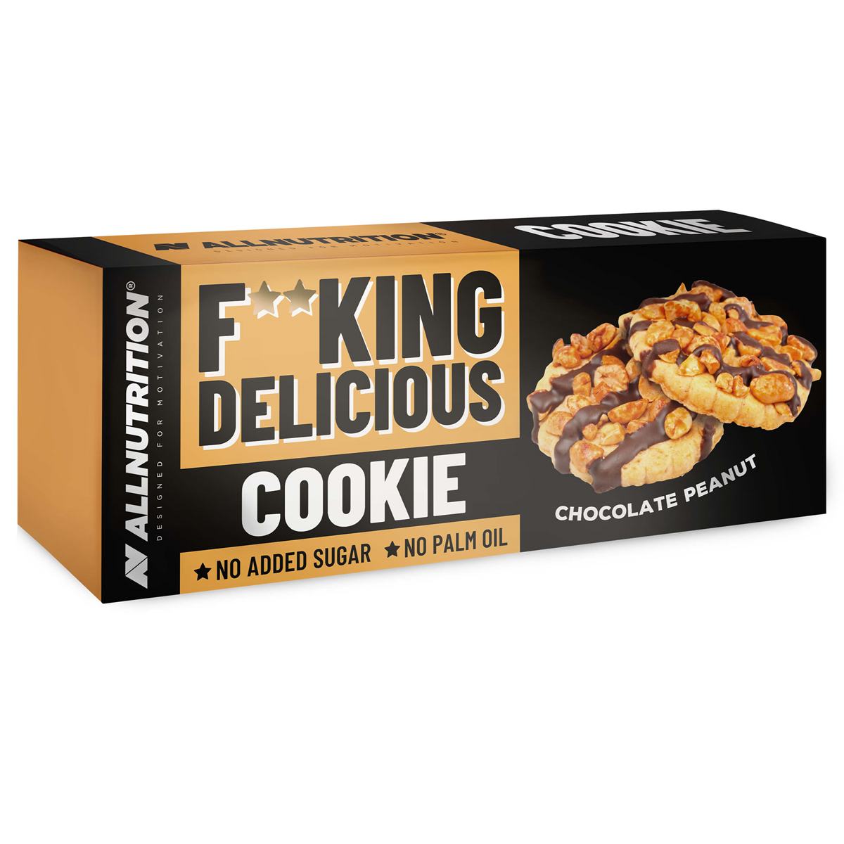 ALLNUTRITION - FITKING COOKIE - F**KING DELICIOUS COOKIE - CHOCOLATE PEANUT - 150 G ALLNUTRITION - FITKING COOKIE - F**KING DELICIOUS COOKIE - CHOCOLATE PEANUT - 150 G