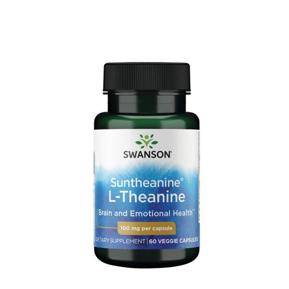 SWANSON - SUNTHEANINE L-THEANINE 100 MG - 60 KAPSZULA SWANSON - SUNTHEANINE L-THEANINE 100 MG - 60 KAPSZULA